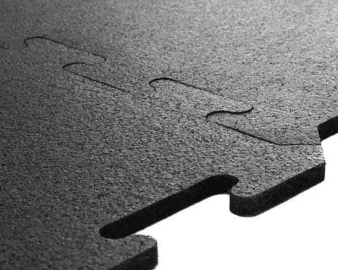 12mm Heavy Duty Rubber Mat 6x4ft Interlocking Gym Flooring Garage Stable Stall T