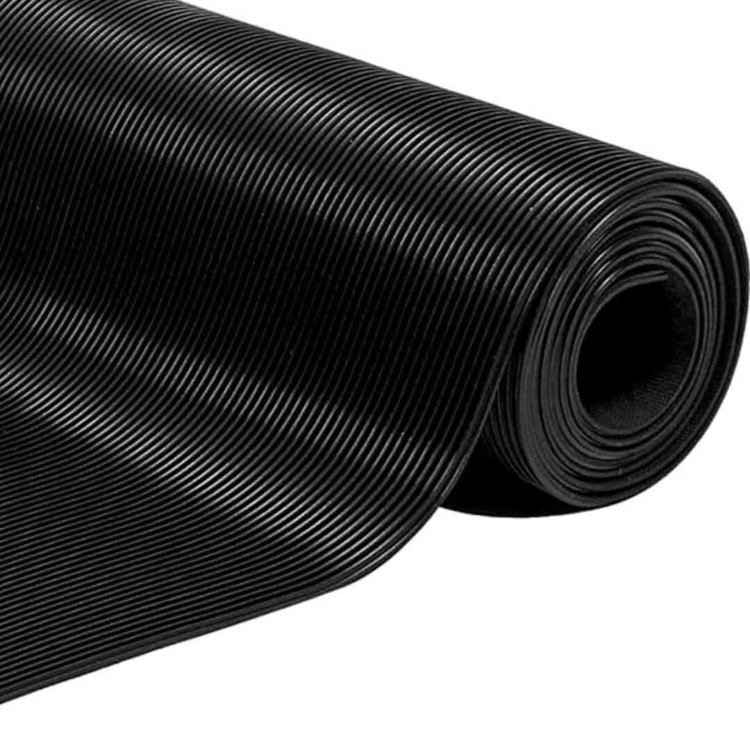 Heavy Duty Rubber Flooring Roll 10mm 2.4mx10m HammerTop Mat | Industrial, Gym...