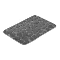Flannel Doormat Cobble Shaped Carpet Soft Absorbent Mat Nonslip Mat Bathroom Rug