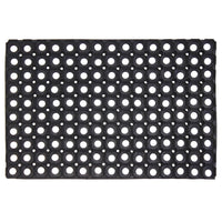 JVL Rondo Rubber Ring Heavy Duty Outdoor Entrance Door Mat, 40 x 60 cm