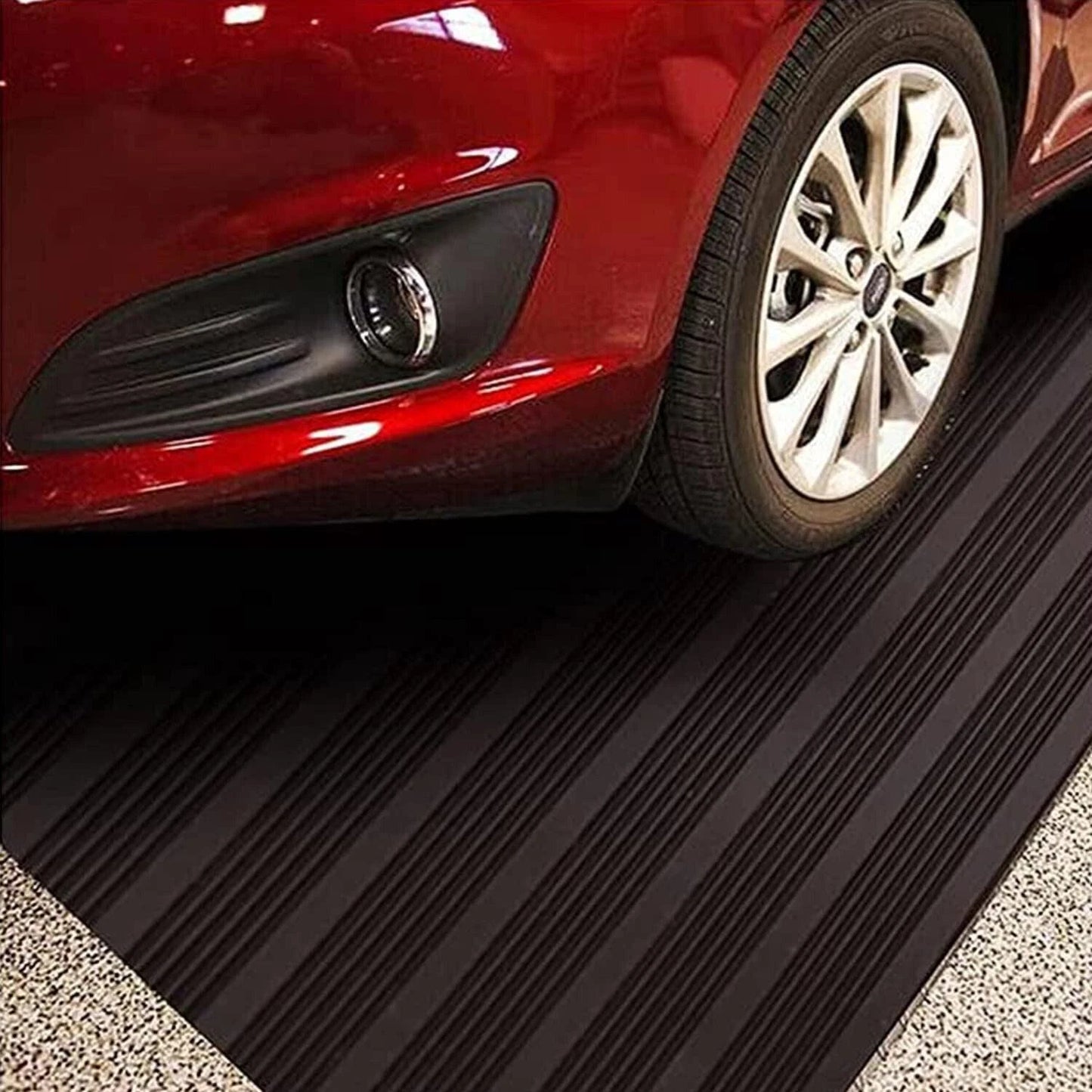 Rubber Floor Roll Matting, Rib Corrugated Rubber Floor Mats, Non Slip Rubber Flo