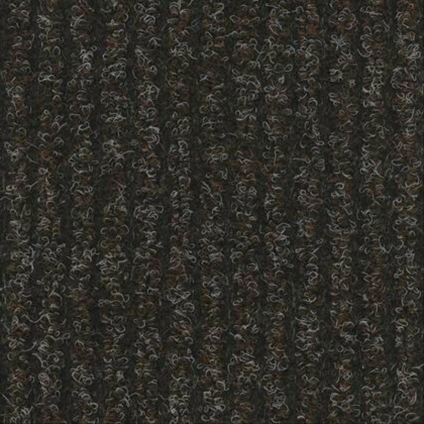Anthracite Entrance Matting - Ribbed Door Mat - Reception Doorway - Brown Black