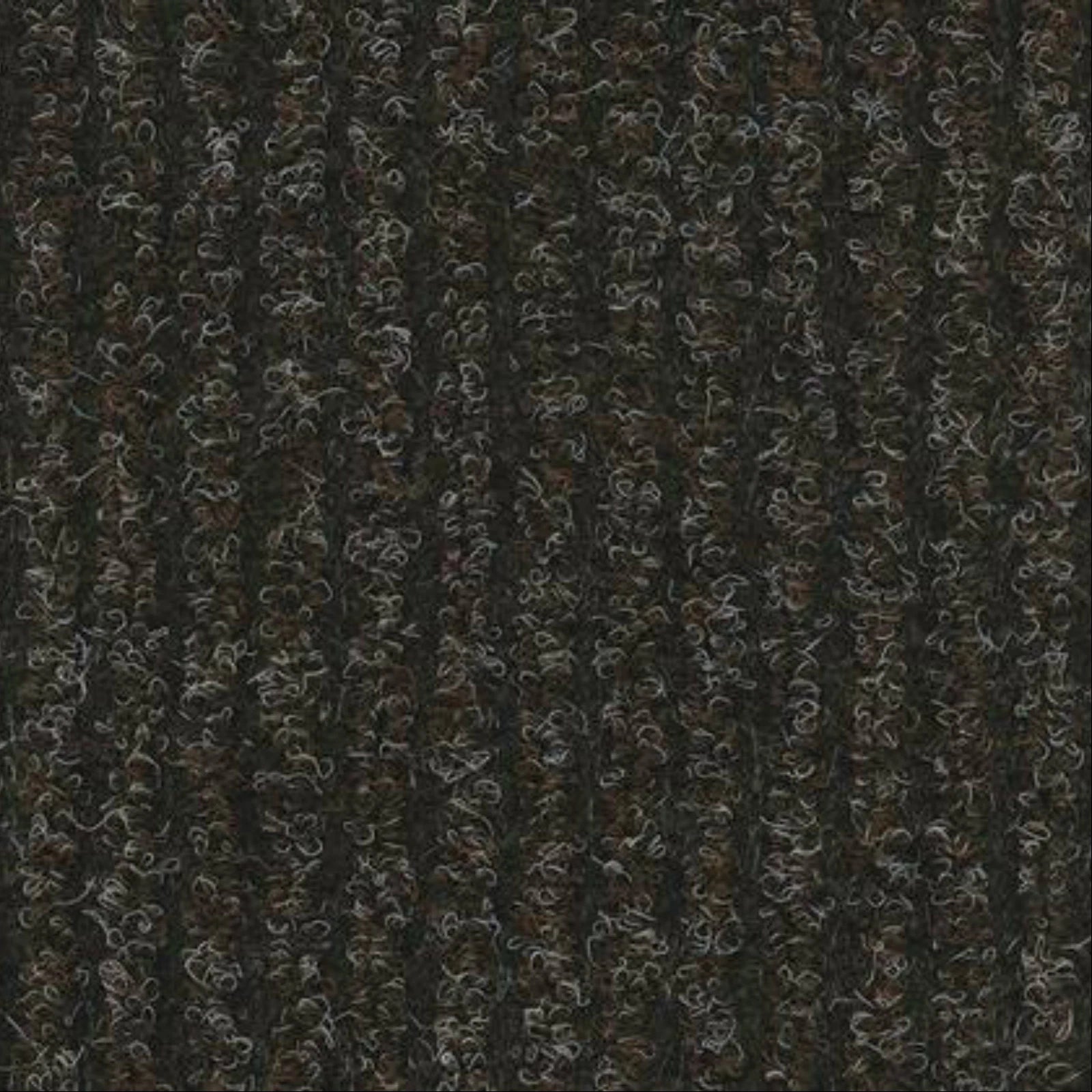 Anthracite Entrance Matting - Ribbed Door Mat - Reception Doorway - Brown Black