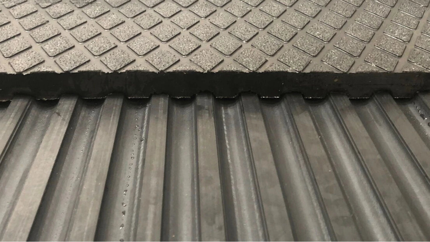 Horse/Cow Rubber Stable Gym Mat/Diamond Top 12mm x 6'x4' Special Price