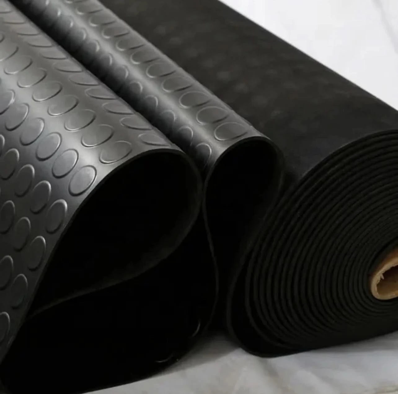 3mm Premium Coin Pattern Rubber Flooring For Van, Garage Floor, Gym, Workshops