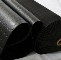 3mm Premium Coin Pattern Rubber Flooring For Van, Garage Floor, Gym, Workshops