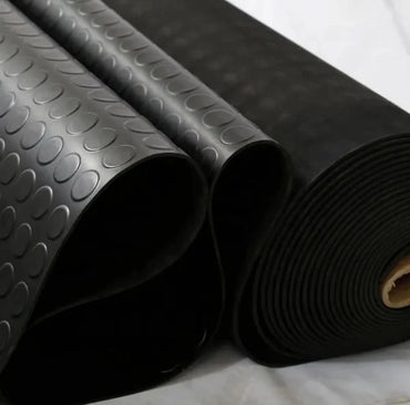 3mm Premium Coin Pattern Rubber Flooring For Van, Garage Floor, Gym, Workshops