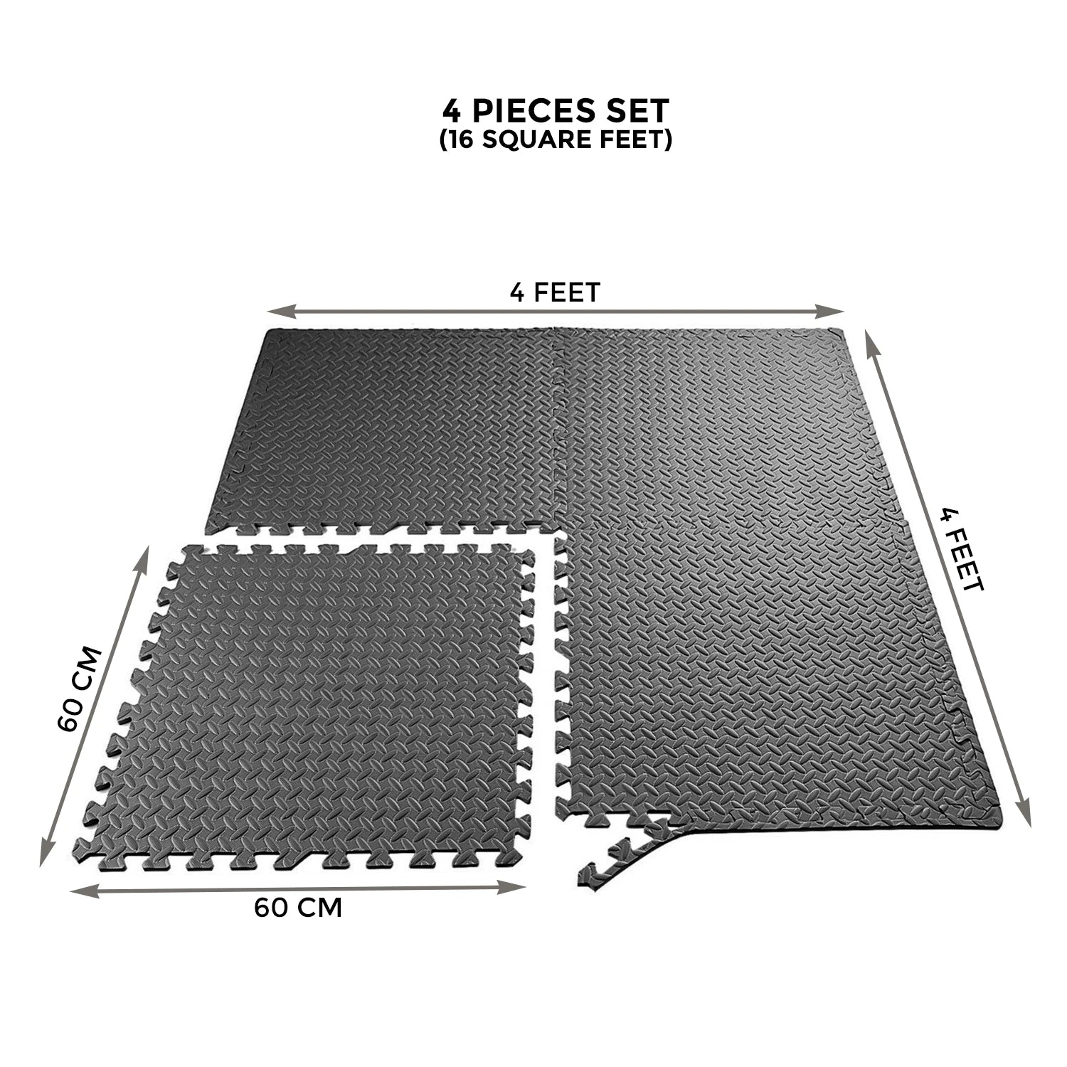 EXTRA THICK GYM FLOORING INTERLOCKING FLOOR MATS EVA SOFT FOAM MAT YOGA TILES UK