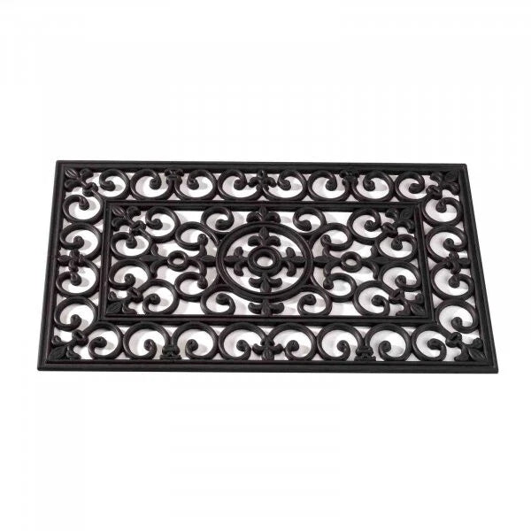 Rubber Cast Outdoor Mat Heavy Duty Non Slip Doormat Scrap Entrance Floor Rug