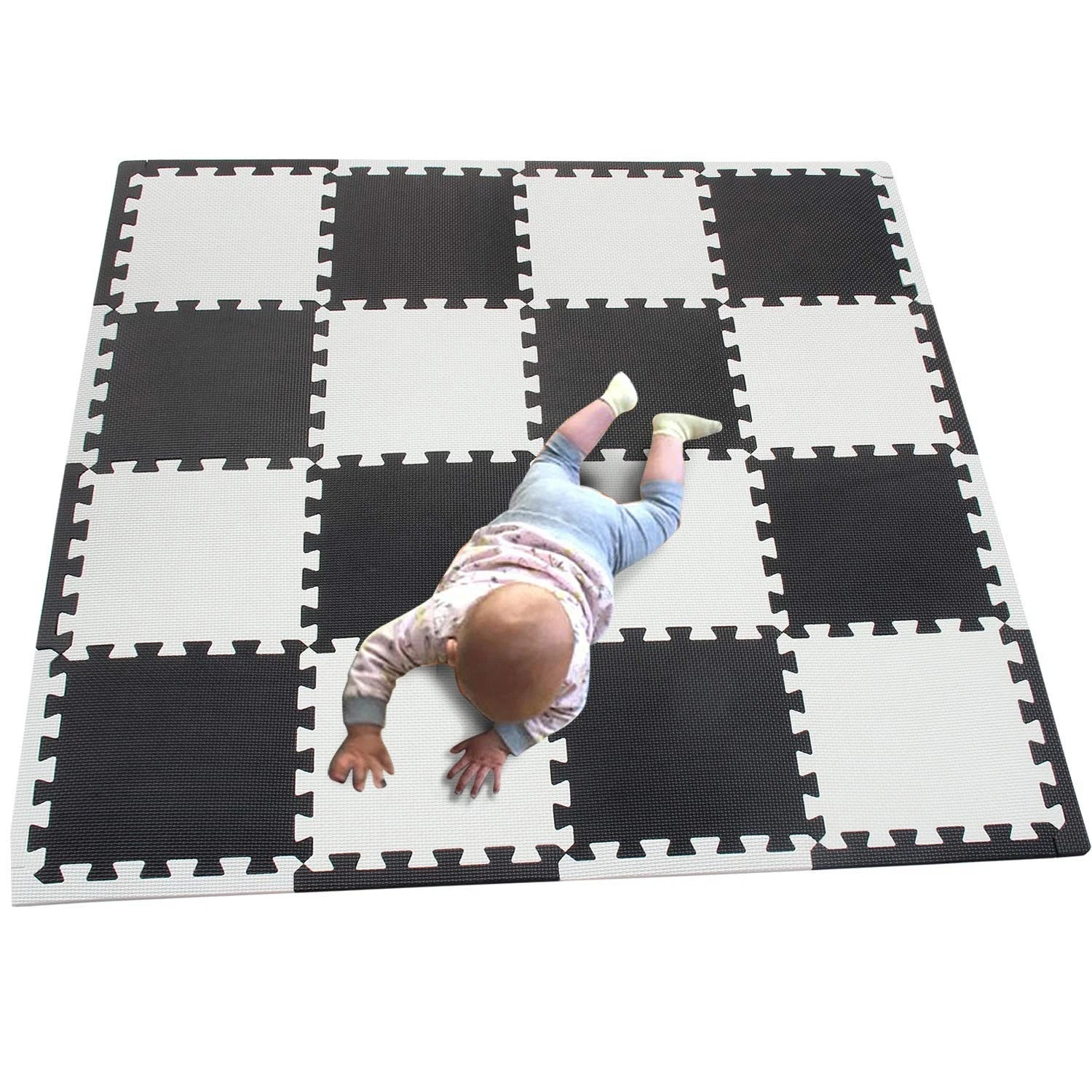 24 x Large Soft Eva Foam Mat Interlocking Floor Jigsaw Tiles Garden Play Mats UK