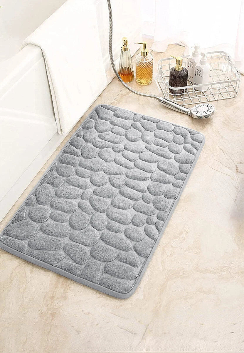 Water Absorbing and Anti Slip Mat, Memory Cotton Floor Mat, Bathroom Floor Mat