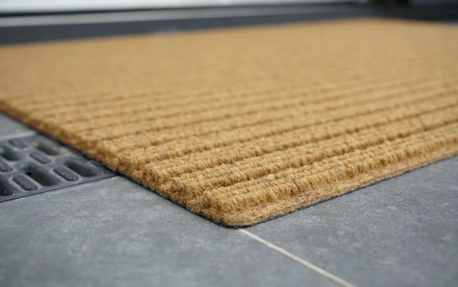 Non Slip Coir Style Heavy Duty Rubber Back Door Entrance Indoor Outdoor Mats