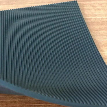 AntiSlip FINE Ribbed Rubber Flooring Protection Mat 1.2m1.5m wide Free delivery