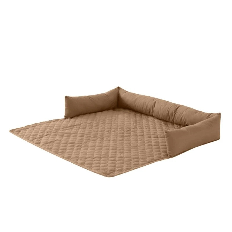 Foldable Dog Bed Mat Soft Cushion Pet Sleep Bed for Outdoor Use Large Size