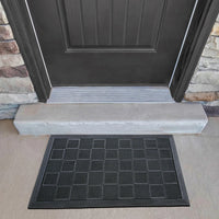 Doormat Hi-Lo Chequer Rubber 40x70cm
