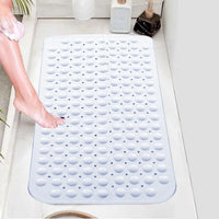 Extra Large Bath Mat Non Slip Bathtub Strong Suction Anti Mold Rubber Shower Mat