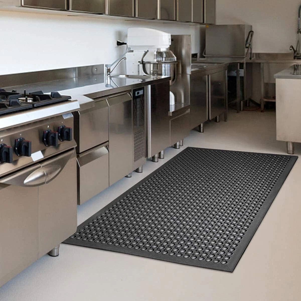 Outdoor Rubber Mat for Floor Anti-Fatigue Non Slip Restaurant Floor Mats 36" ...