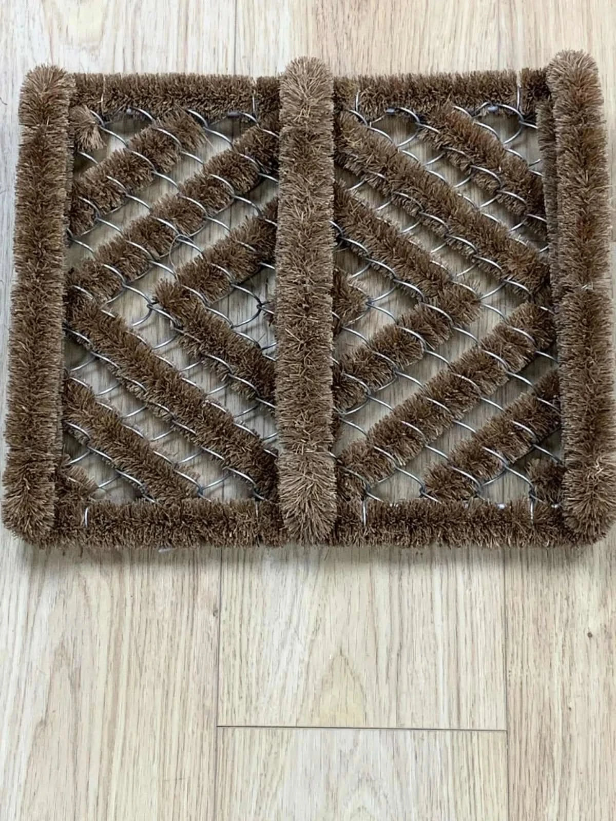 Heavy Duty Coir & Wire Scraper Doormat – Mud Cleaner Outdoor Door Mat-75x45cm
