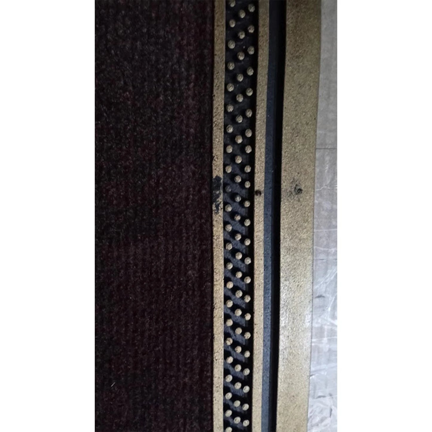 Gold ‘Welcome’ Rubber Door Mat, Non-Slip, Waterproof, Indoor/Outdoor 75x45cm