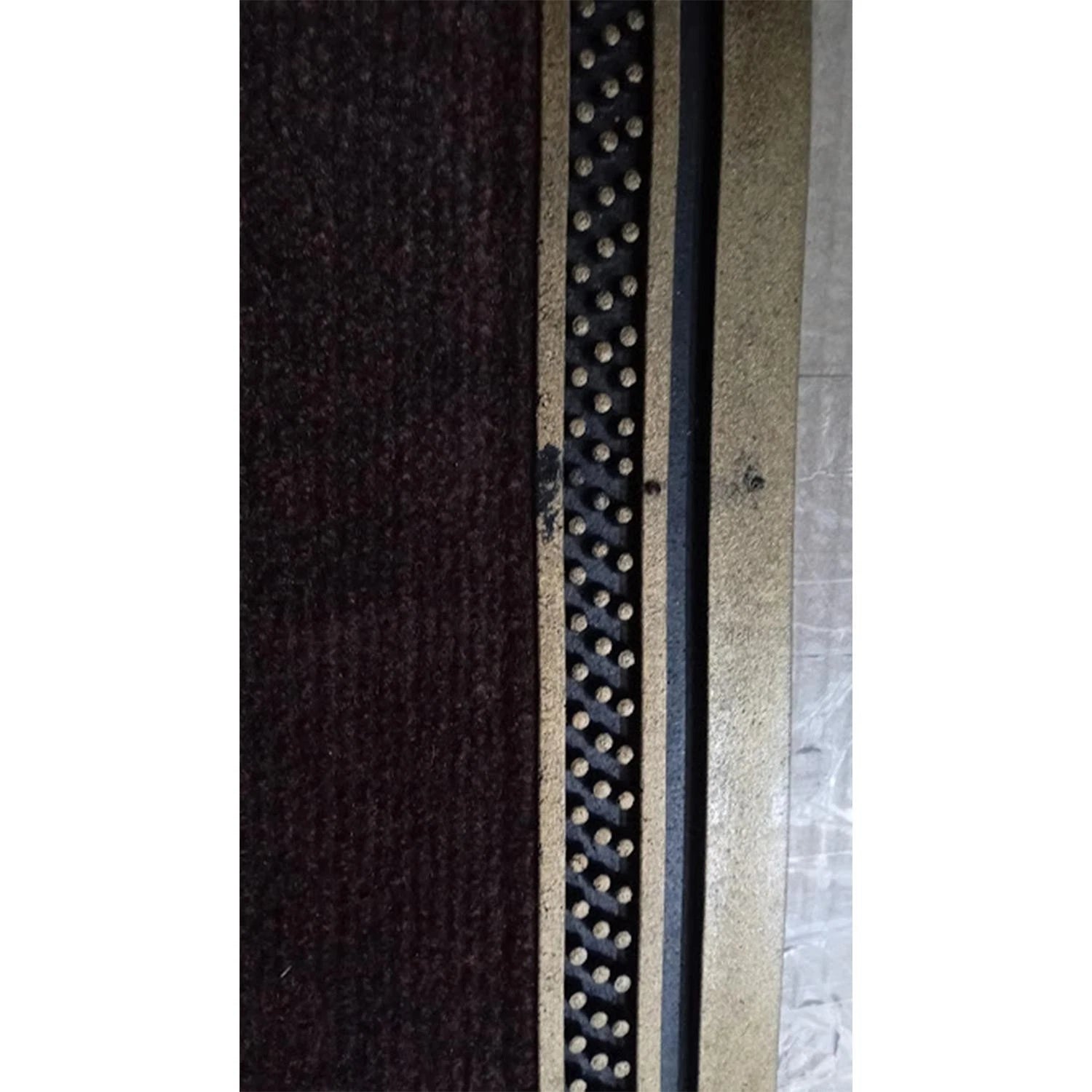 Gold ‘Welcome’ Rubber Door Mat, Non-Slip, Waterproof, Indoor/Outdoor 75x45cm