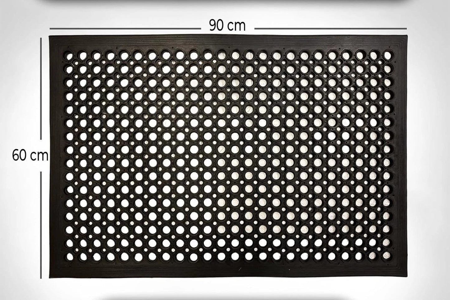 Commercial Rubber Mat Anti-Fatigue Non-Slip Drainage Floor Mat for Outdoor Use