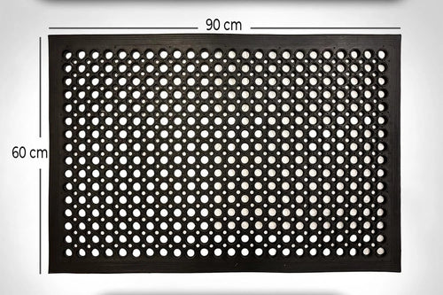 Commercial Rubber Mat Anti-Fatigue Non-Slip Drainage Floor Mat for Outdoor Use
