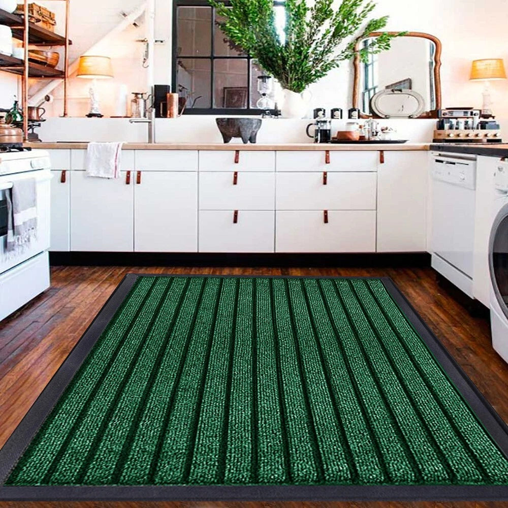 Heavy Duty Rubber Barrier Mat Non Slip Door Mats Hallway Kitchen Runner Area Rug