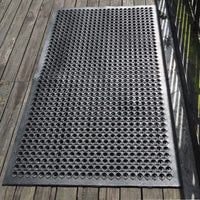 Uniboho Outdoor Rubber Floor Mats Anti Slip Restaurant Mat Commercial Kitchen...