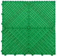 PVC Floor Tiles Heavy Duty Vented Interlocking Gym Floor Workshop | 40cm x 40cm
