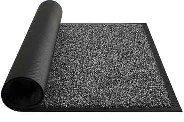 Grey Door Mat Indoor Outdoor Kitchen Floor Rug Non Slip Mats Washable Large