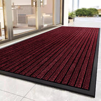 Non-Slip Rubber Door Mat Heavy Duty Washable Rug Indoor Outdoor Welcome Door Mat