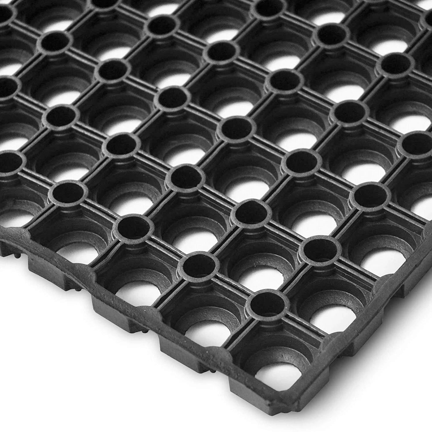 Large Non Slip Rubber Ring Door Mat Industrial House Outdoor Entrance Rug Carpet