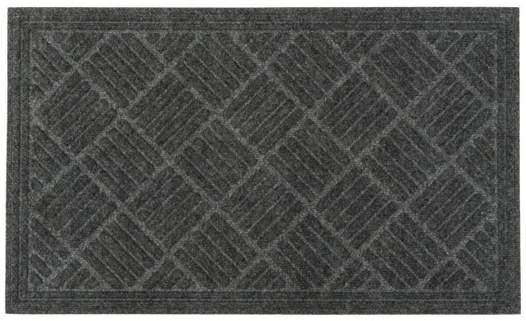 Groundsman Recycled Outdoor Indoor Utility Door Floor Mat 60cm x 90cm - Grey