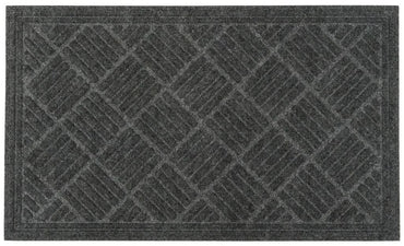 Groundsman Recycled Outdoor Indoor Utility Door Floor Mat 60cm x 90cm - Grey