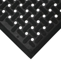 Oil Resistant Non Slip Kitchen Drainage Mat Nitrile Rubber R11 Rated