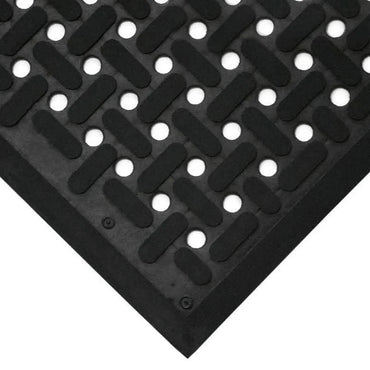 Oil Resistant Non Slip Kitchen Drainage Mat Nitrile Rubber R11 Rated