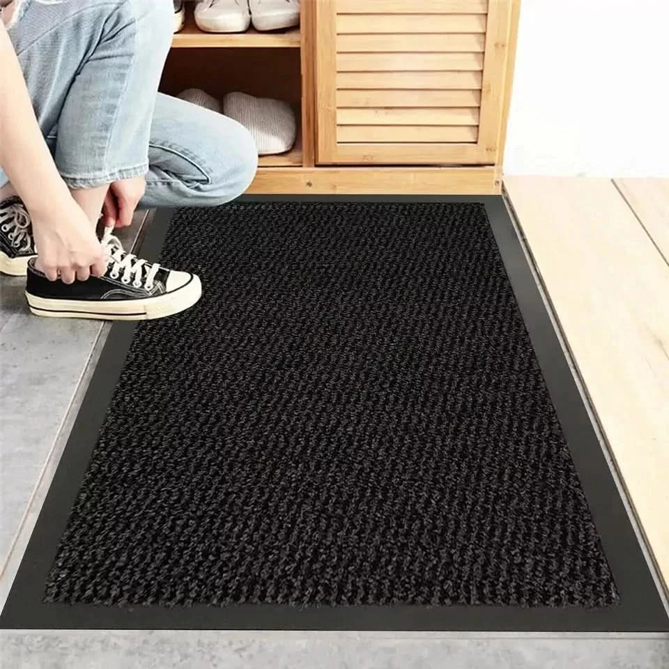 2PK Large Heavy Duty Rubber Barrier Non Slip Door Mat Runner Rugs Back Hall