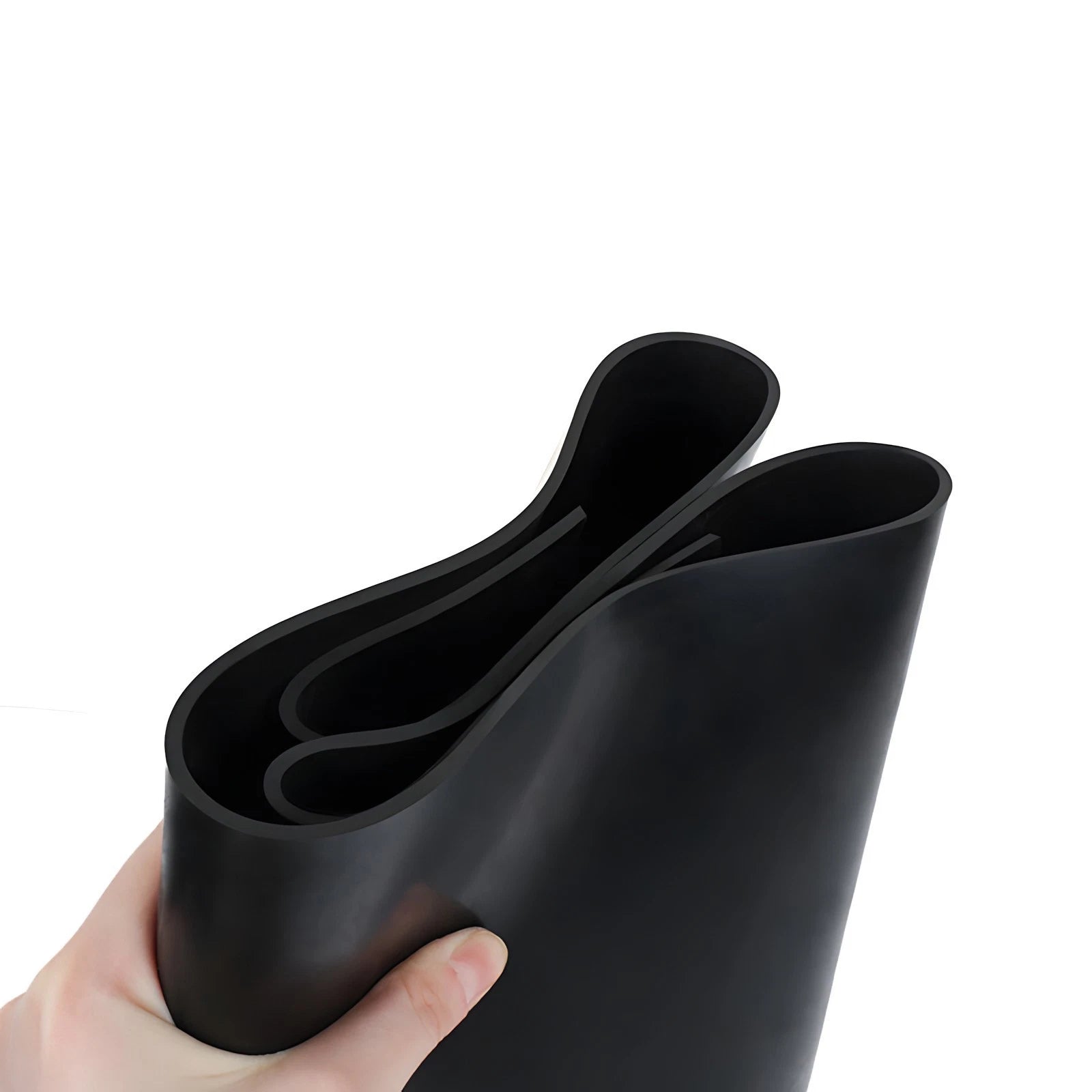 Solid Black Rubber Gasket Sheet - Various Sizes Thickness 1~30mm Length 50~400mm