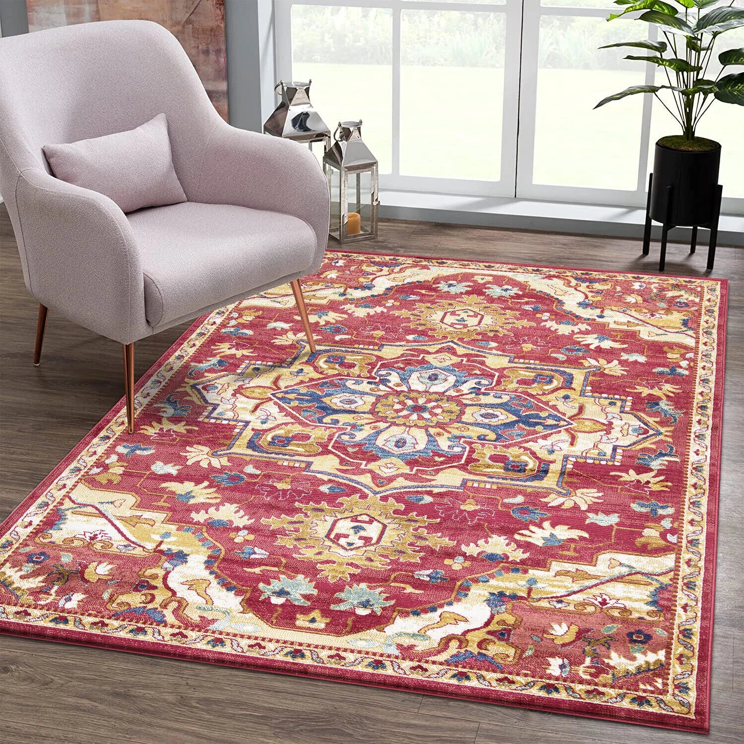 Large Traditional Rugs Modern Living Room Hallway Runner Rug Bedroom Carpet Mat