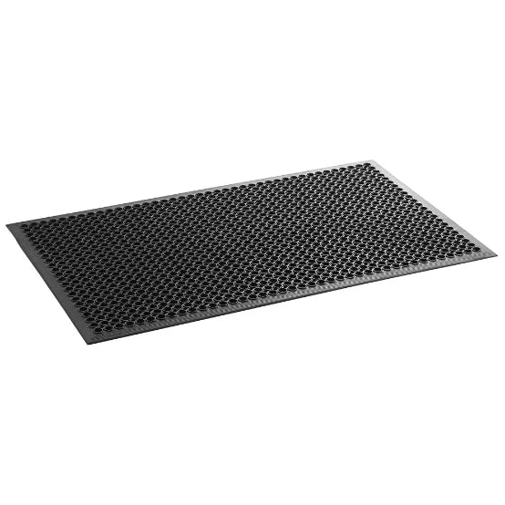 36" x 60" Black Rubber Anti Fatigue Slip Floor Mat 1/2" Thick Commercial 3' x 5'