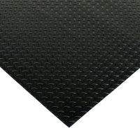 Rubber Flooring Heavy Duty Diamond Checker Matting Non-Slip Garage 1.3m Wide