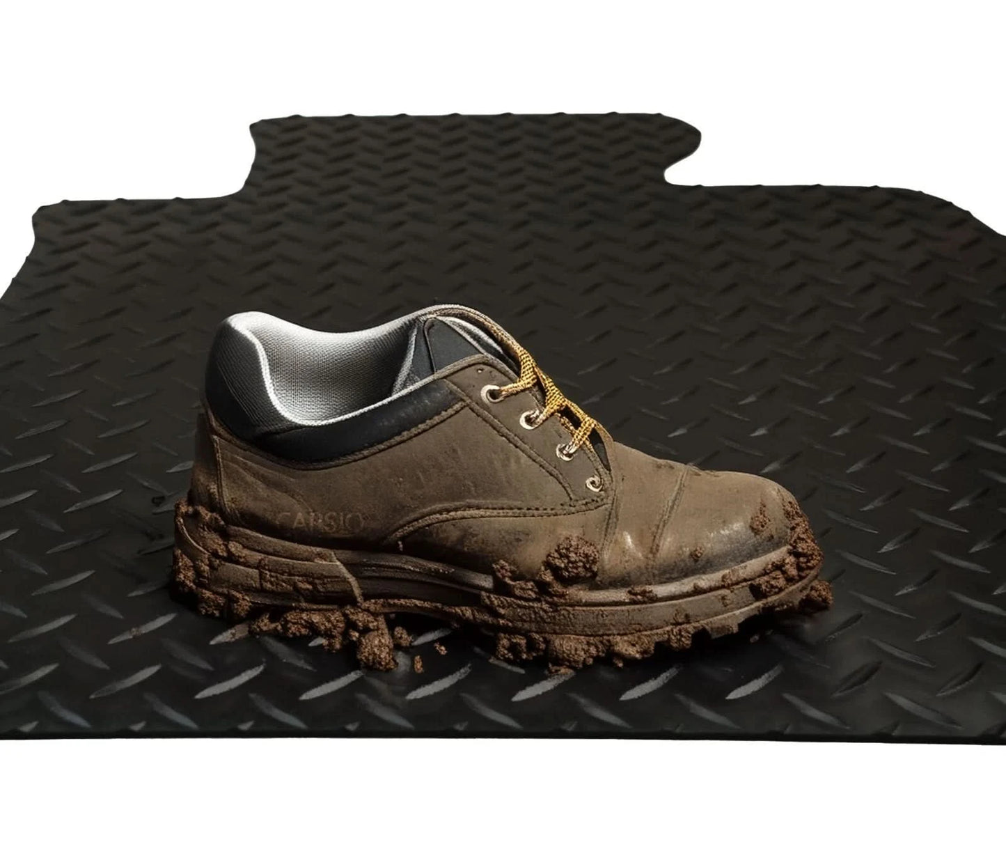 Carsio Rubber Tailored Cab Floor Mats for Ford Transit MK7 Van 2006 to 2014