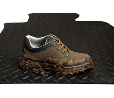 Carsio Rubber Tailored Cab Floor Mats for Ford Transit MK7 Van 2006 to 2014