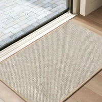 Tuocal Dirt Trapper Door Mat 140 x 92 cm - L-Shape - Khaki