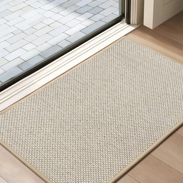 Tuocal Dirt Trapper Door Mat 140 x 92 cm - L-Shape - Khaki