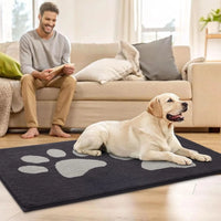 Dog Door Mat 30x20 Inch Absorbent Mud Mat Non-Slip Washable Indoor Rug