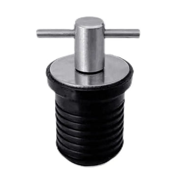 Boats Drain Plug 1 or 1-1/4" Rubber T-Shaped Handle Drain Screw Deck DrainPlug