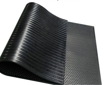 Gym Rubber Flooring mat, Bubble design, 6ftx4ftx12mm, Heavy Duty Large, 25kg