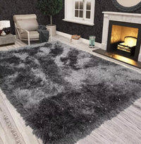 New Fluffy Rugs Large Shaggy Rug Living Room Bedroom Anti-Slip Carpet Floor Mat*