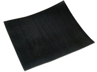 RIBBED RUBBER FLOORING MATTING 1.2M WIDE 3MM THICK ANTI SLIP / NON SLIP 2.5mL